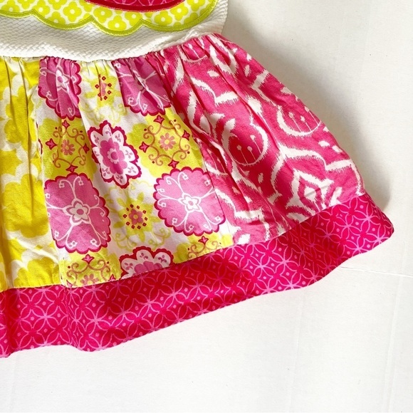 EMILY ROSE Green Snail White Girl’s Blouse Top - Size 7 - Picture 5 of 10